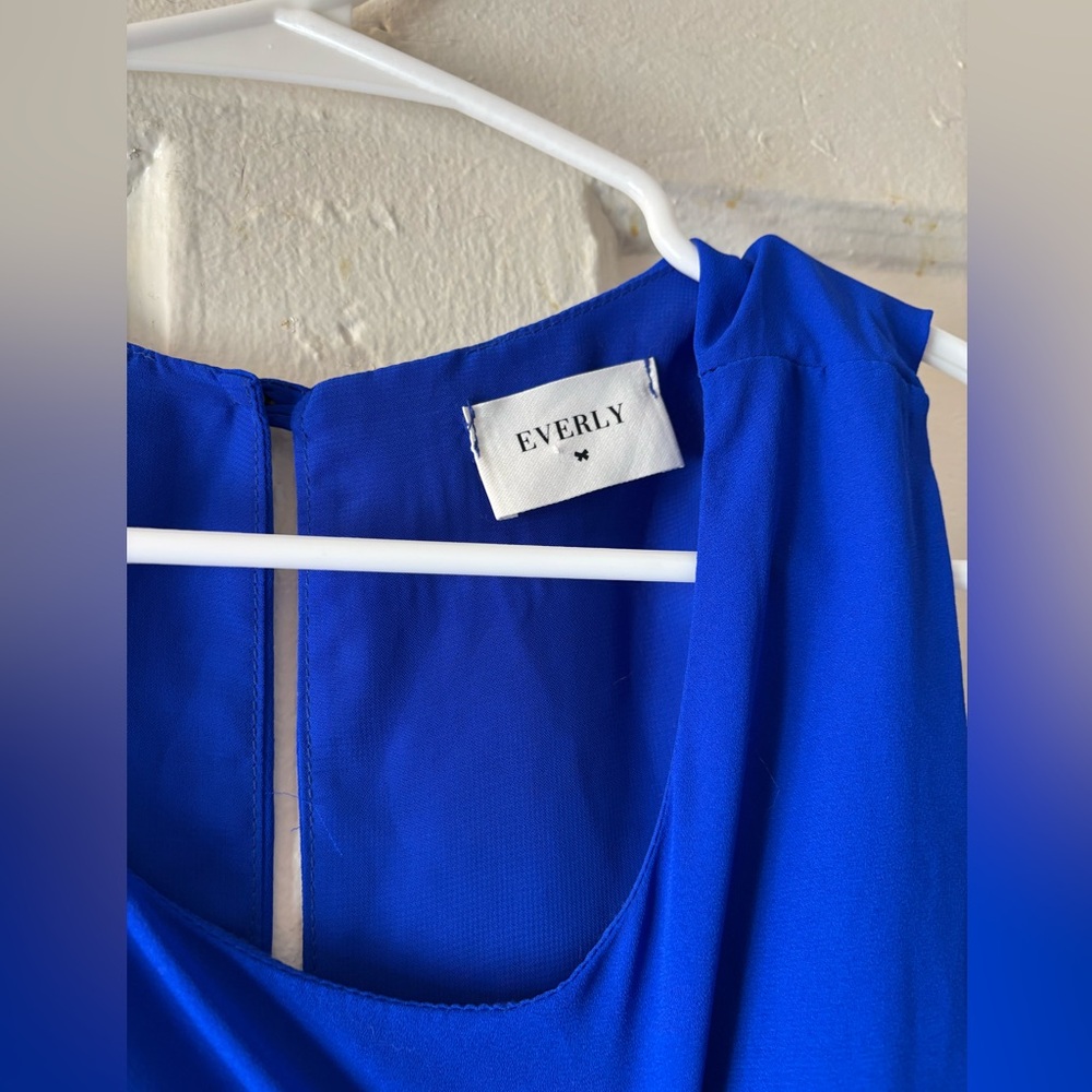 Everly Vibrant Blue Dress